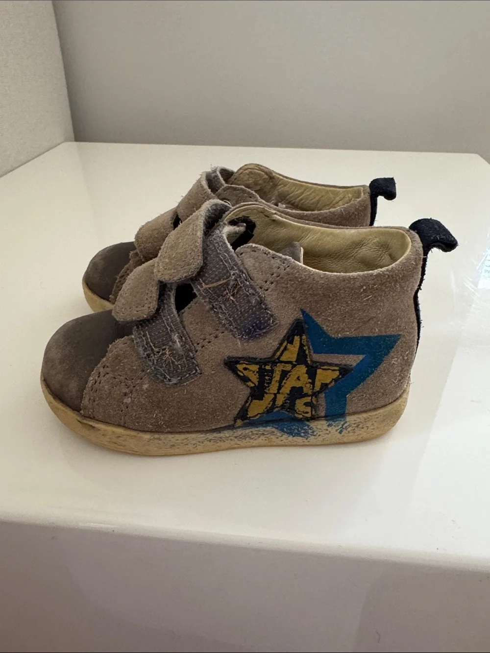 Falcotto Kids Casual Double-Strap Sneakers in Brown Size EU 20